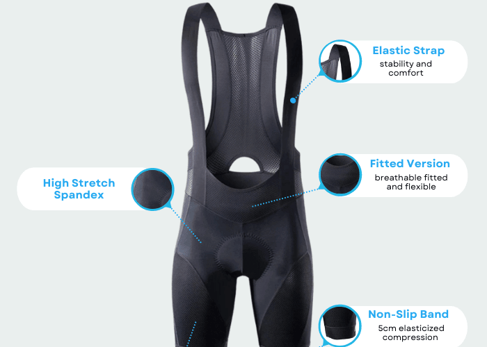 Say Goodbye to Saddle Pain & Cycling Chafe with Cycling Shorts and Bibs